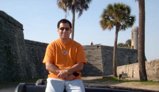 At the Castillo de San Marcos, Saint Augustine, Florida - One of the oldest structures in America, under seven different national flags.