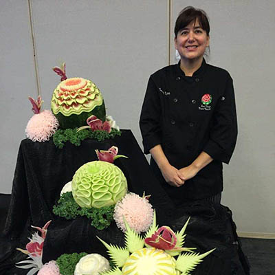 Fruit carving competition